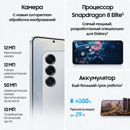 Смартфон Samsung Galaxy S25 12/256GB синий