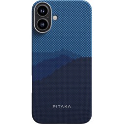 Чехол для iPhone 16 Pitaka StarPeak Tactile Woven case (Over The Horizon)
