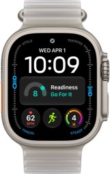 Apple Watch Ultra 4, GPS+Cellular, 49 mm, Ocean Band (титановый бежевый/серый)