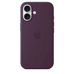 Чехол накладка для iPhone 16 Plus Silicone Case with MagSafe Plum